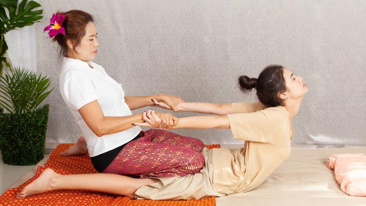 Rooted in ancient Indian traditions, our Traditional Thai Massage combines deep tissue pressure, muscle and joint stretching, and yoga-style poses for a full-body experience. 